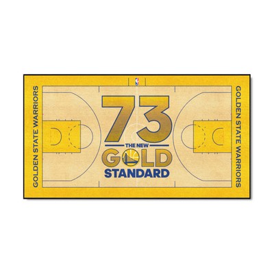 Fan Mats  LLC Golden State Warriors NBA Court Large Runner Blue