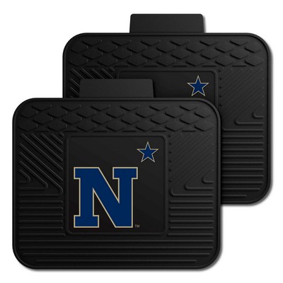 Fan Mats  LLC Naval Academy Midshipmen 2 Utility Mats Black