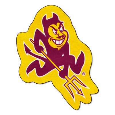 Fan Mats  LLC Arizona State Sun Devils Mascot Mat Maroon