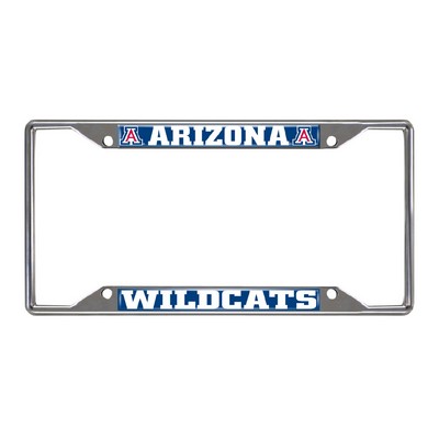 Fan Mats  LLC Arizona Wildcats License Plate Frame Blue