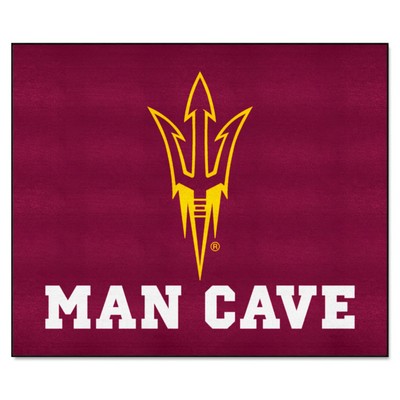 Fan Mats  LLC Arizona State Sun Devils Tailgater Mat Man Cave Maroon