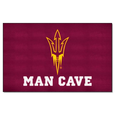 Fan Mats  LLC Arizona State Sun Devils Ulti-Mat Man Cave Maroon