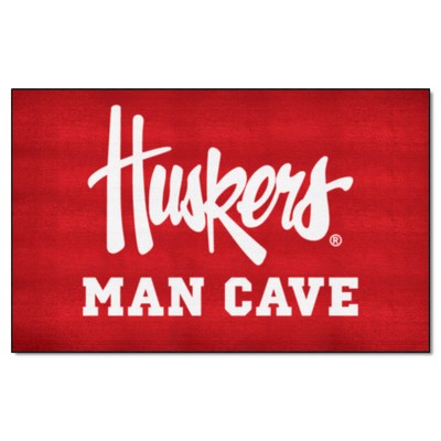 Fan Mats  LLC Nebraska Cornhuskers Ulti-Mat Man Cave Red