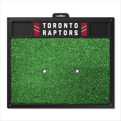 Fan Mats  LLC Toronto Raptors Golf Hitting Mat Red