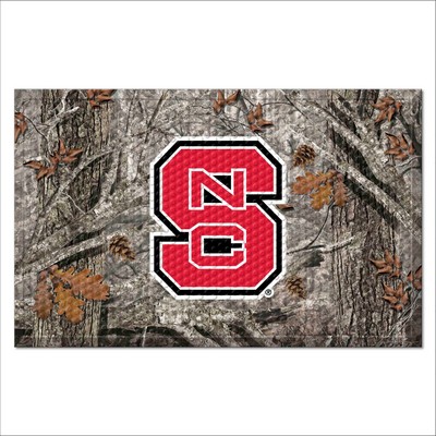 Fan Mats  LLC NC State Wolfpack Camo Scraper Mat Camo