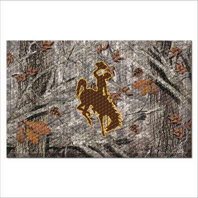 Fan Mats  LLC Wyoming Cowboys Camo Scraper Mat Camo