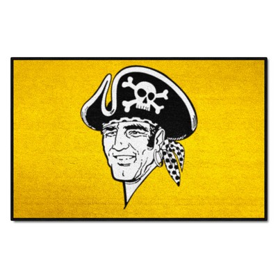 Fan Mats  LLC Pittsburgh Pirates Starter Mat Retro Yellow