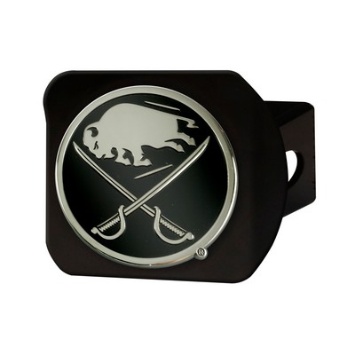 Fan Mats  LLC Buffalo Sabres Hitch Cover Black Black