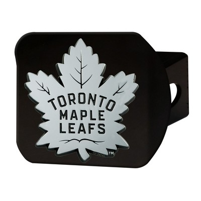 Fan Mats  LLC Toronto Maple Leafs Hitch Cover Black Black