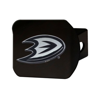 Fan Mats  LLC Anaheim Ducks Hitch Cover Black Black