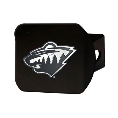 Fan Mats  LLC Minnesota Wild Hitch Cover Black Green