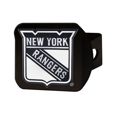 Fan Mats  LLC New York Rangers Hitch Cover Black Blue