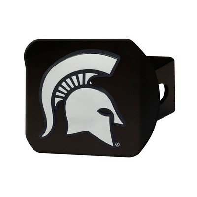 Fan Mats  LLC Michigan State Spartans Hitch Cover Black Green