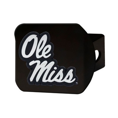 Fan Mats  LLC Ole Miss Rebels Hitch Cover Black Navy