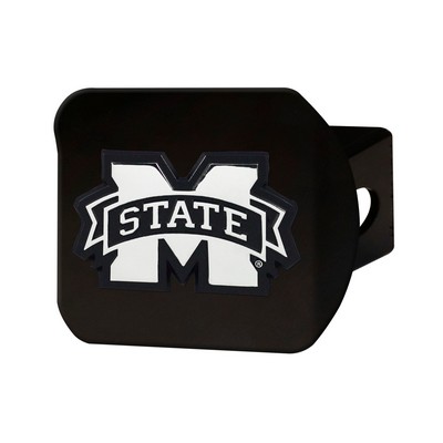 Fan Mats  LLC Mississippi State Bulldogs Hitch Cover Black Maroon