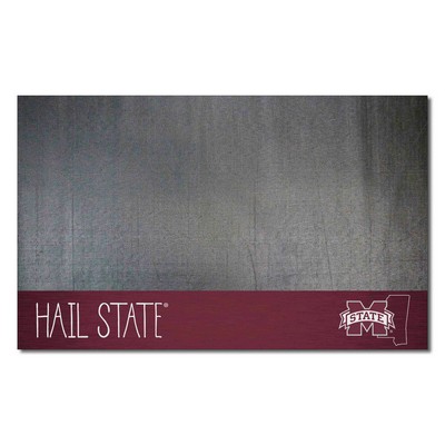 Fan Mats  LLC Mississippi State Bulldogs Grill Mat Southern Style Black