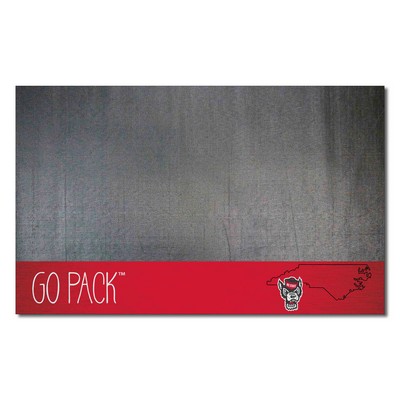 Fan Mats  LLC NC State Wolfpack Grill Mat Southern Style Black