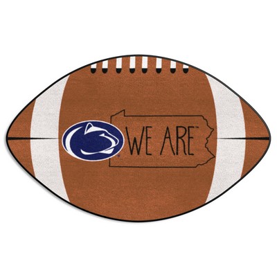 Fan Mats  LLC Penn State Nittany Lions Football Mat Southern Style Brown