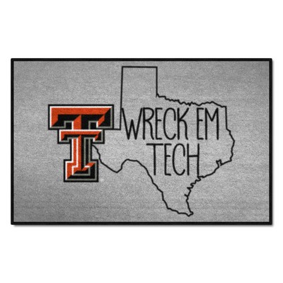 Fan Mats  LLC Texas Tech Red Raiders Starter Mat Southern Style Gray