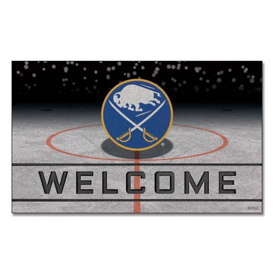 Fan Mats  LLC Buffalo Sabres Crumb Rubber Door Mat Navy