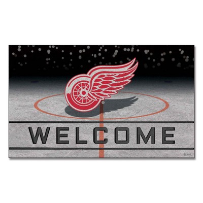 Fan Mats  LLC Detroit Red Wings Crumb Rubber Door Mat Red