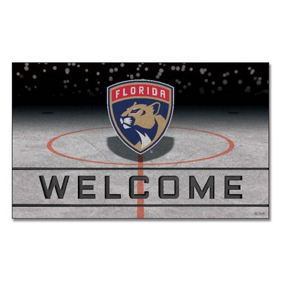 Fan Mats  LLC Florida Panthers Crumb Rubber Door Mat Blue