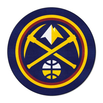 Fan Mats  LLC Denver Nuggets Mascot Mat Navy