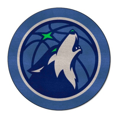 Fan Mats  LLC Minnesota Timberwolves Mascot Mat Navy