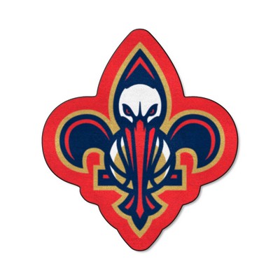 Fan Mats  LLC New Orleans Pelicans Mascot Mat Navy