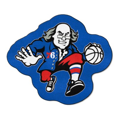 Fan Mats  LLC Philadelphia 76ers Mascot Mat Blue