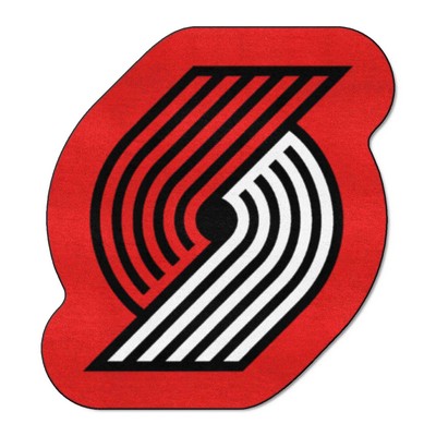 Fan Mats  LLC Portland Trail Blazers Mascot Mat Red