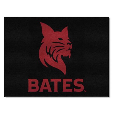 Fan Mats  LLC Bates College Bobcats All-Star Mat Black