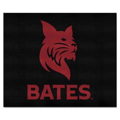 Fan Mats  LLC Bates College Bobcats Tailgater Mat Black