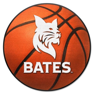 Fan Mats  LLC Bates College Bobcats Basketball Mat Orange