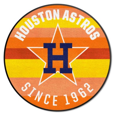 Fan Mats  LLC Houston Astros Roundel Mat Retro Orange