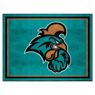 Fan Mats  LLC Coastal Carolina Chanticleers 8x10 Rug Teal