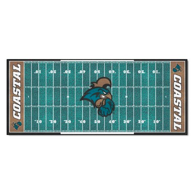 Fan Mats  LLC Coastal Carolina Chanticleers Football Field Runner Green