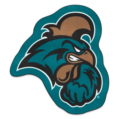 Fan Mats  LLC Coastal Carolina Chanticleers Mascot Mat Teal