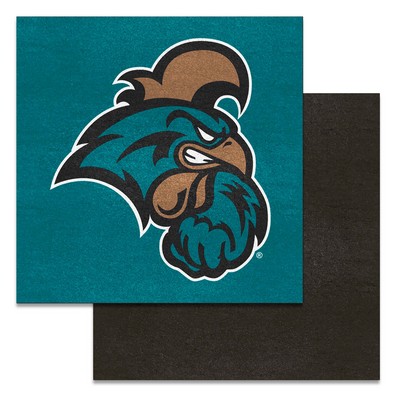 Fan Mats  LLC Coastal Carolina Chanticleers Team Carpet Tiles Teal