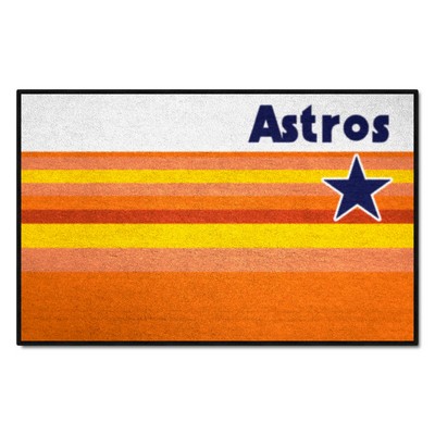 Fan Mats  LLC Houston Astros Starter Mat Retro Orange