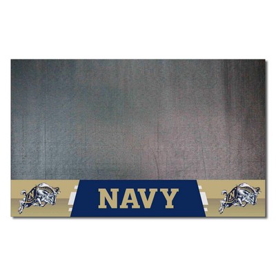 Fan Mats  LLC Naval Academy Midshipmen Grill Mat Navy