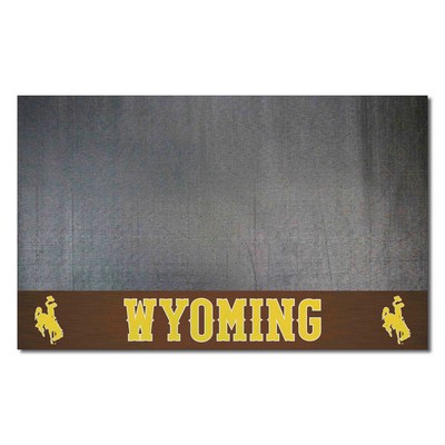 Fan Mats  LLC Wyoming Cowboys Grill Mat Brown