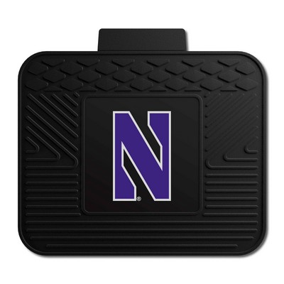 Fan Mats  LLC Northwestern Wildcats Utility Mat Black