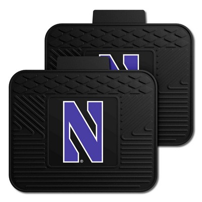 Fan Mats  LLC Northwestern Wildcats 2 Utility Mats Black