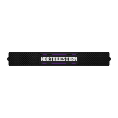 Fan Mats  LLC Northwestern Wildcats Drink Mat Black