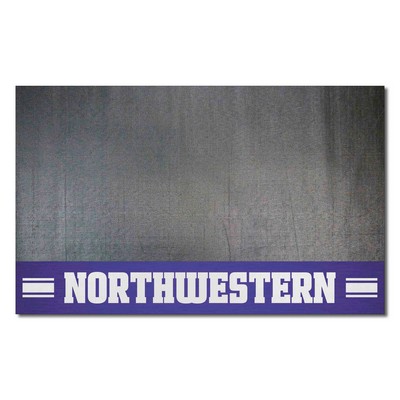 Fan Mats  LLC Northwestern Wildcats Grill Mat Purple