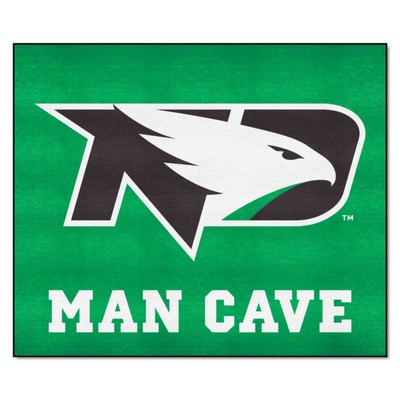 Fan Mats  LLC North Dakota Fighting Hawks Tailgater Mat Man Cave Green