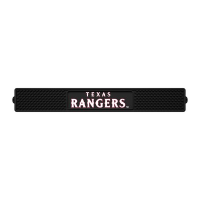 Fan Mats  LLC Texas Rangers Drink Mat Black