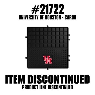 Fan Mats  LLC Houston Cougars Heavy Duty Vinyl Cargo Mat Black