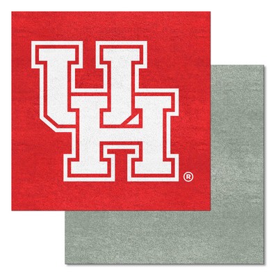 Fan Mats  LLC Houston Cougars Team Carpet Tiles Orange